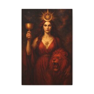 Goddess Babalon on Matte Canvas