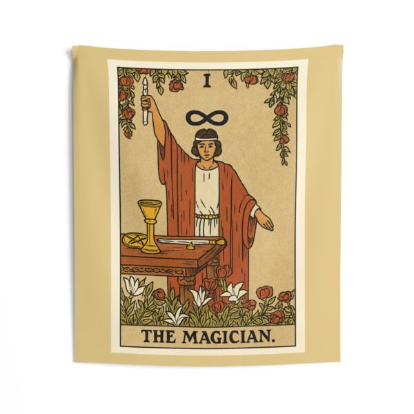 Wall Tapestry - Magician Tarot Card - Image 2