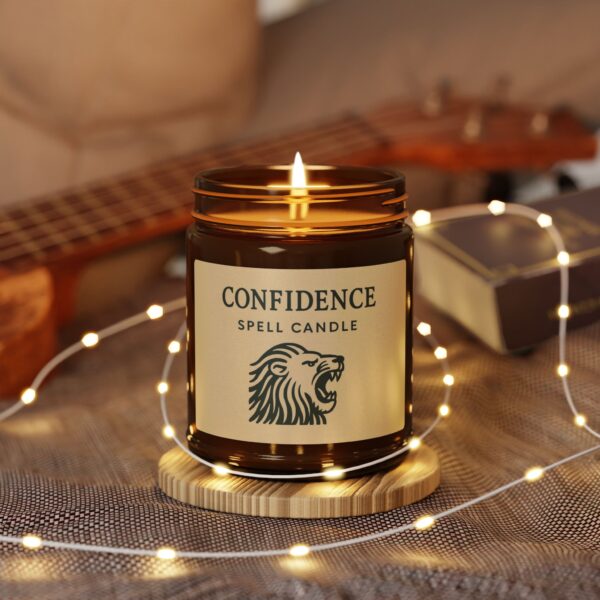 Confidence Spell Candle (Multi-Size, Amber Jar) - Image 7