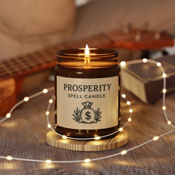 Prosperity Spell Candle (Multi-Size, Amber Jar) - Image 7