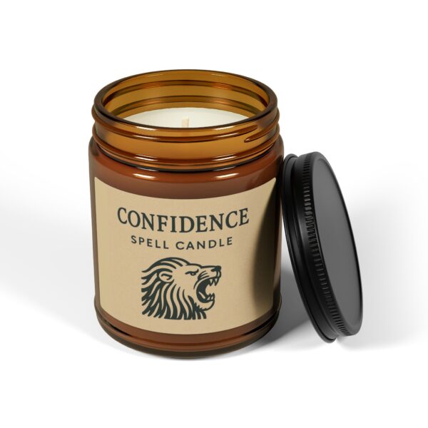 Confidence Spell Candle (Multi-Size, Amber Jar) - Image 6