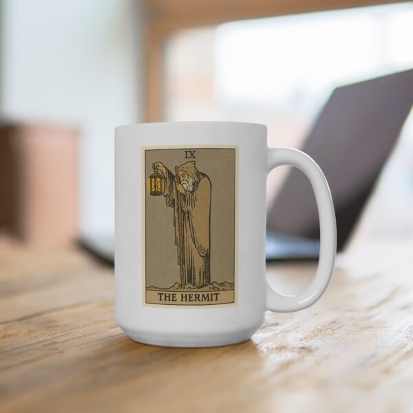 Hermit Tarot Card Mug 15oz - Image 4