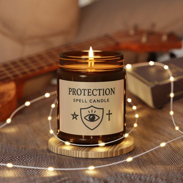 Protection Spell Candle (Multi-Size, Amber Jar) - Image 7